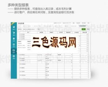 PHP多仓版进销存管理系统 ERP仓库管理系统源码，开源无限制独家优化版