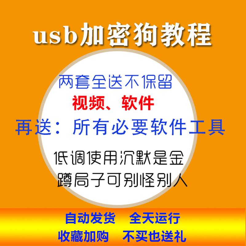 加密狗xx复制工具克隆软件技术修改全套检测脱壳视频教程课资料