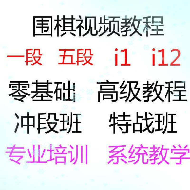 爱棋道围棋视频教程教学儿童零基础到高级全套高清视频一段到五段