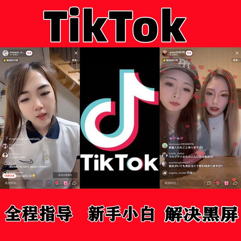 tiktok海外素材titok抖音国际版短视频文件学习电商教程变现运营