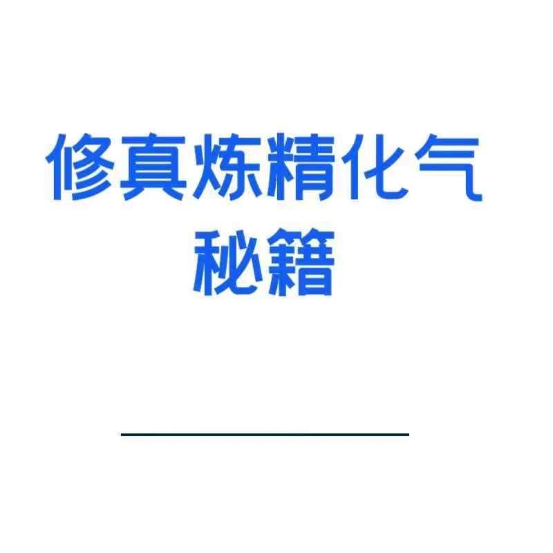 修真炼精化气秘籍自学素材资料