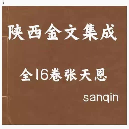 陕西金文集成 全16卷 资源资料各种了解服务PDF电子版素材