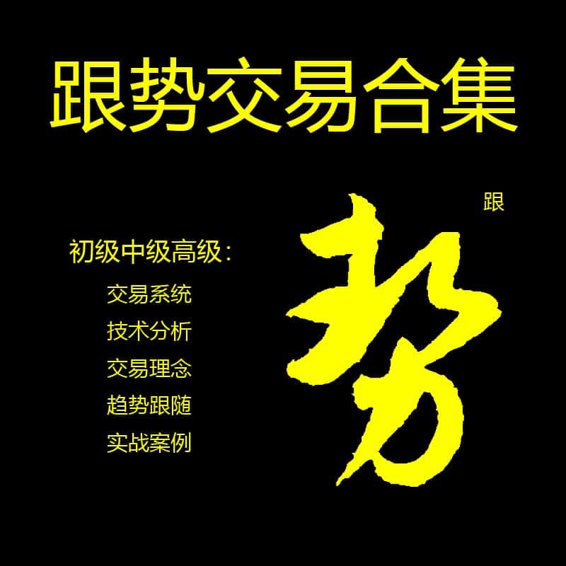 期货课程跟势交易系统技术分析交易理念交易心法实战视频教程合集