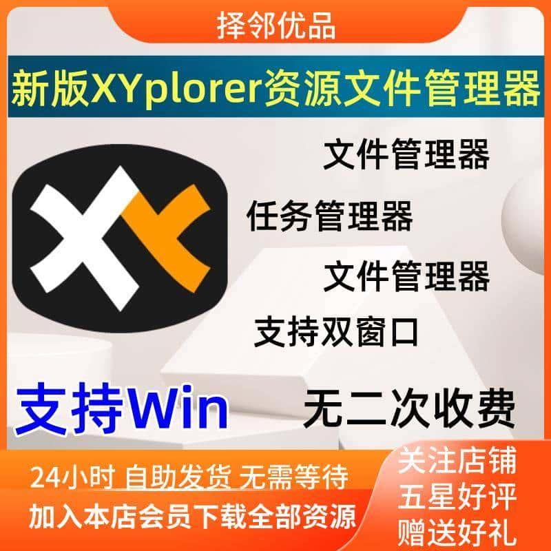 新版中文XYplorer Win 资源管理器 任务管理器文件管理器永久使用