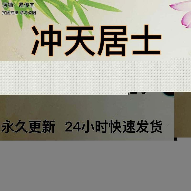 冲天居士李纯文2024年整理电子资料课程合集资源参考大全包更新