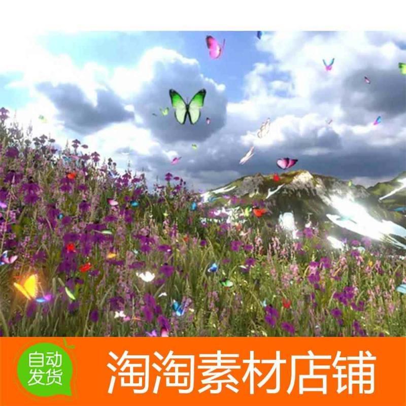 Unity3d Butterflies pack 3D 2.00 蝴蝶群飞舞粒子特效素材资源