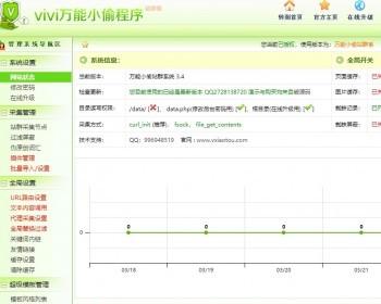 【免费安装】vivi小偷3.5站群源码开源版-做SEO站群程序
