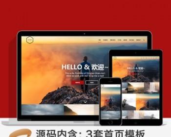 高端个人摄影作品展现、图片设计展现WordPress网站源码（带商店）