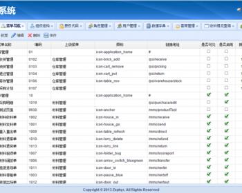 asp.net C# Web mvc4 EasyUI 权限管理系统源码