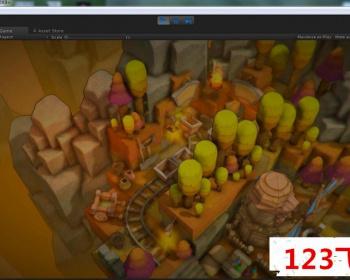 Unity 3D《冒险岛2》像素方块艺术场景资源