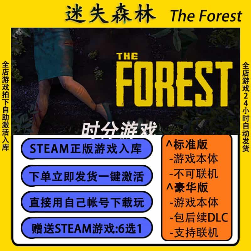 迷失森林 恐怖 The Forest 正版Steam cdk激活码入库 在线联机