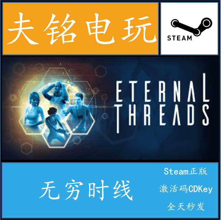 STEAM正版 无穷时线 Eternal Threads 国区激活码key