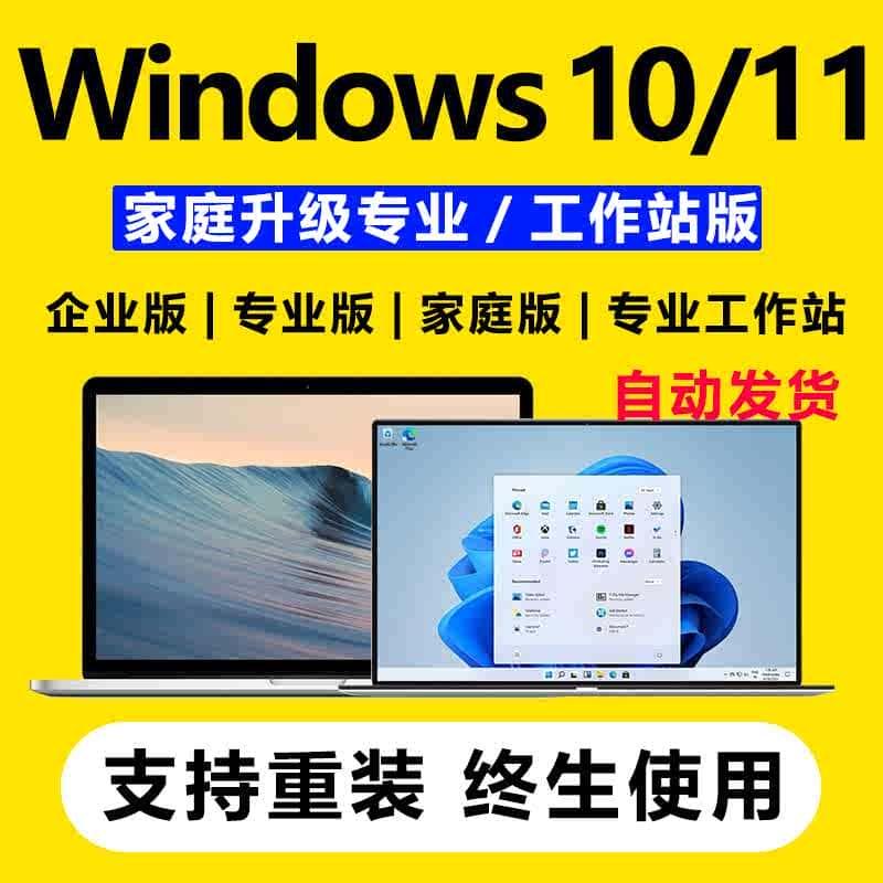 windows11专业版win10工作站企业版家庭版升级专业版永久非激活码