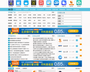 网贷信息分享网站源码帝国cms响应式网站模板