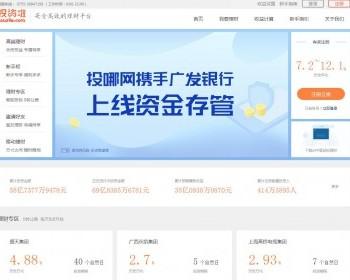 2018最新金融理财网站源码投资理财网站源代码带后端三合一完整版