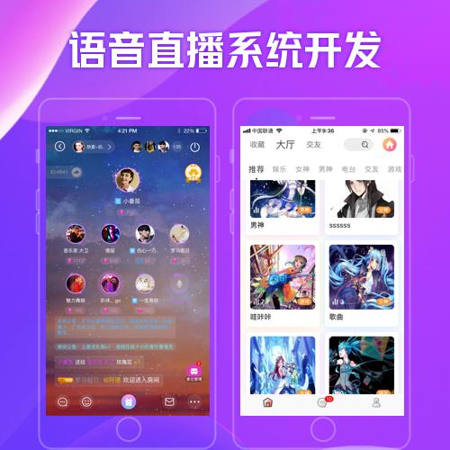 纯语音直播源码一对多语音直播系统源码